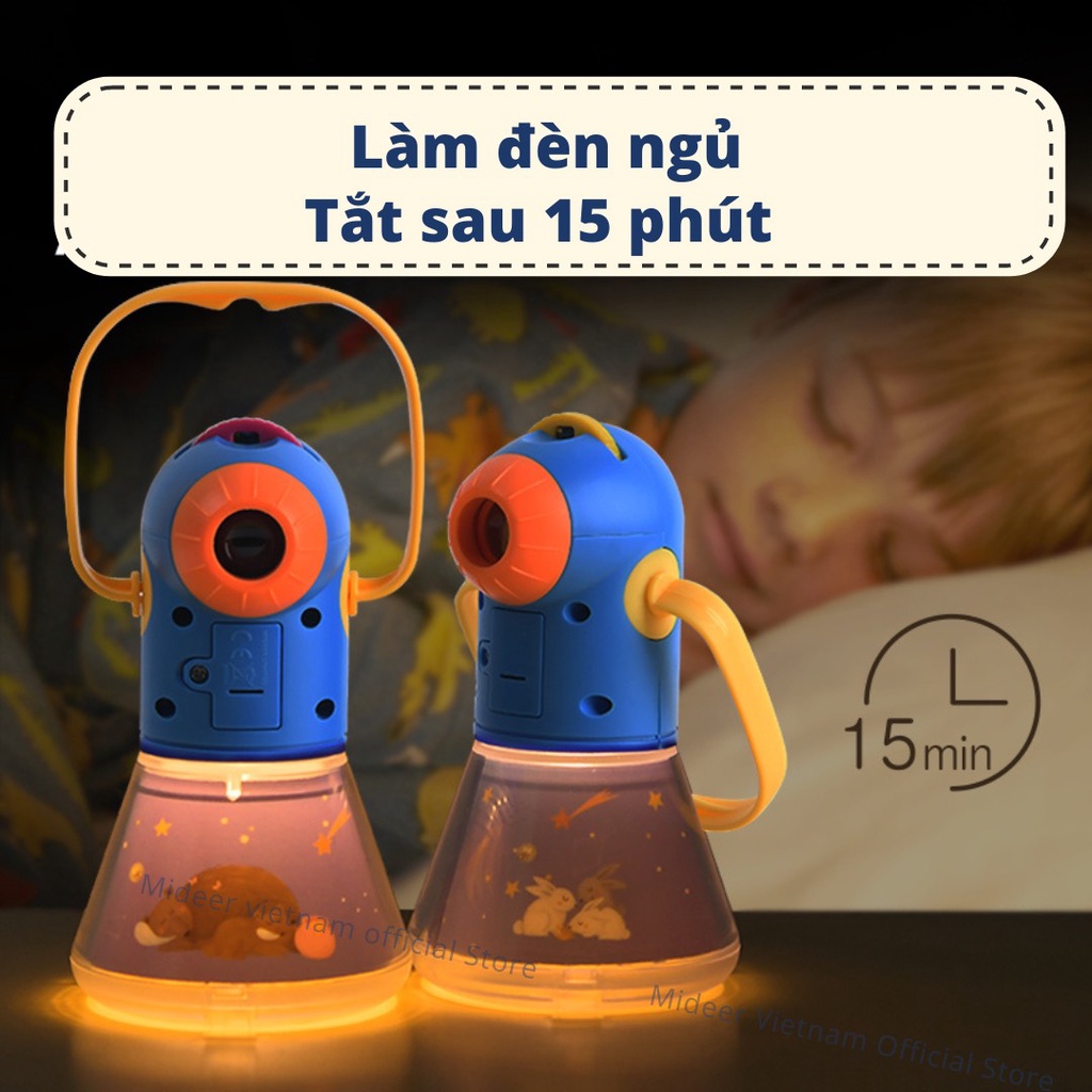 Đèn Pin Chiếu Hình Kể Chuyện Cổ Tích Mideer Kid Storybook Torch