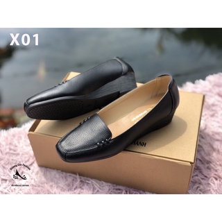 Giày đế xuồng da bò 100%