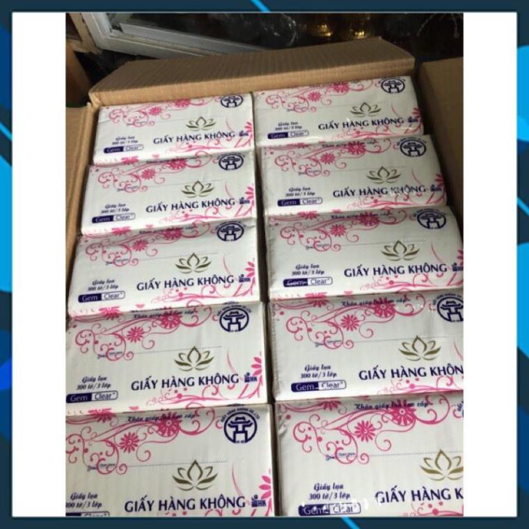 Giấy ăn 1 túi 300 tờ 2,3 lớp dai mịn không mùi hóa chất HIỀN TRANG STORE