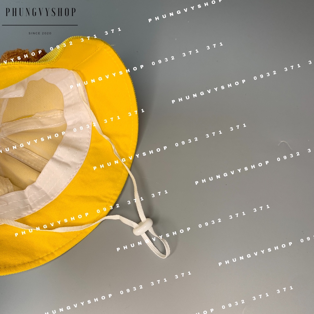 (Bé 6-20 tháng/ Vòng đầu 48cm) Mũ TAI BÈO BÉ CÚN TAI XÙ DỄ THƯƠNG- Nón trẻ em