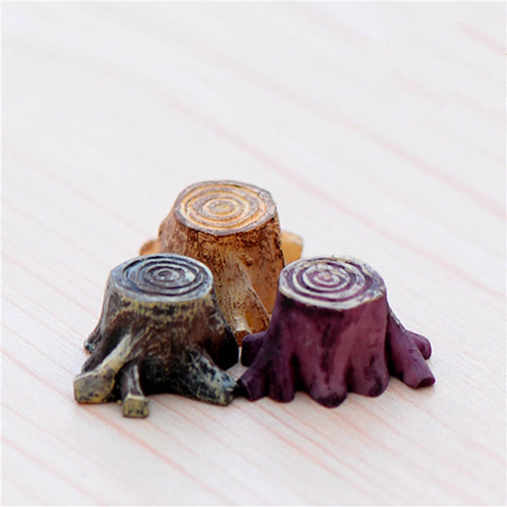 Set 5 Mô Hình Gốc Cây Xinh Xắn Bằng Nhựa Dùng Để Trang Trí