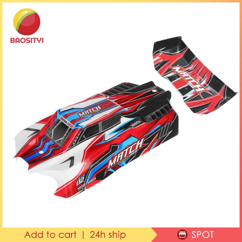 Phụ kiện vỏ thân và cánh gió cho xe hơi điều khiển từ xa Wltoys 104001 tỉ lệ 1/10