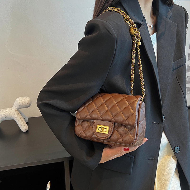 Túi đeo chéo IELGY hình vuông cỡ nhỏ thời trang Hàn Quốc cho nữ