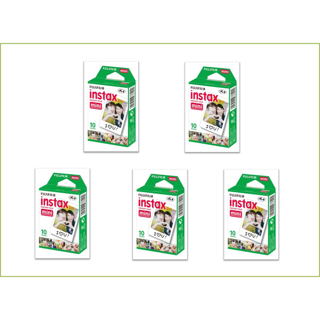 Film cho máy ảnh Fujifilm Instax Mini chính hãng (hộp 10 tấm) - Độ bền lên tới 40 năm - Chính Hãng