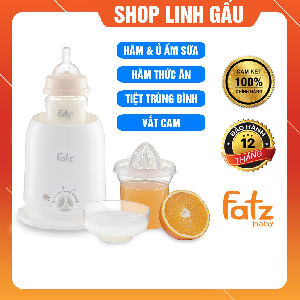  Máy hâm sữa và thức ăn 4 chức năng Fatz Baby FB3002SL