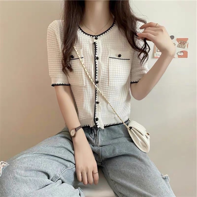 [FREESHIP - HÀNG LOẠI 1] ÁO LEN VIỀN HÀNG QC 2 MÀU SIÊU XINH | BigBuy360 - bigbuy360.vn