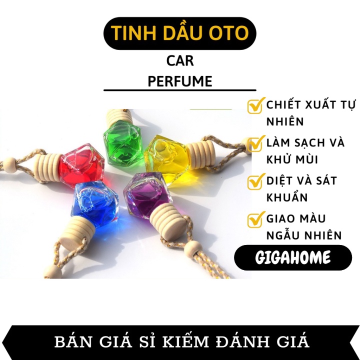 Tinh Dầu Xe Hơi GIGAHOME Nước Hoa Treo Ô Tô Chiết Xuất Thiên Nhiên Khử Mùi Xe 4244