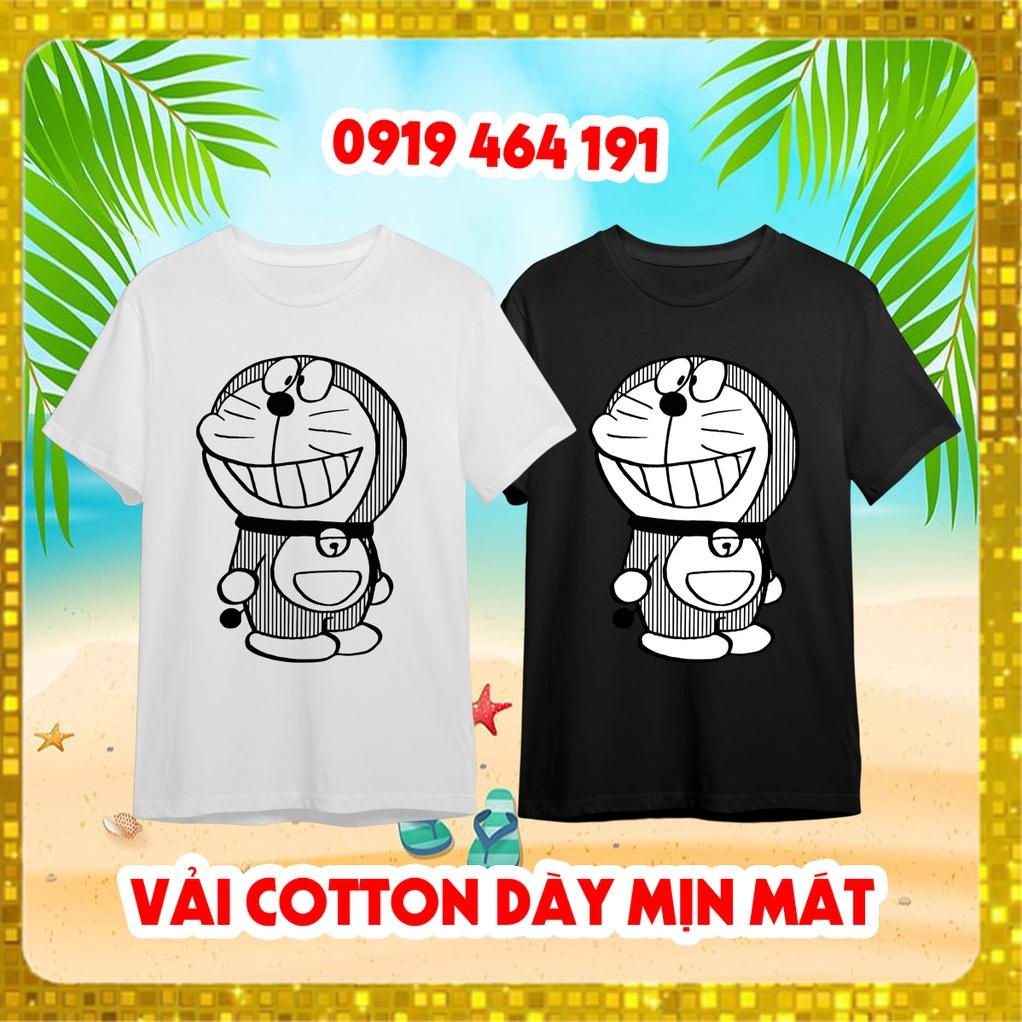 Áo thun doraemon mẫu uniqlo 2022, vải cotton dày mịn mát, phong cách hàn quốc 2022, có tay lỡ