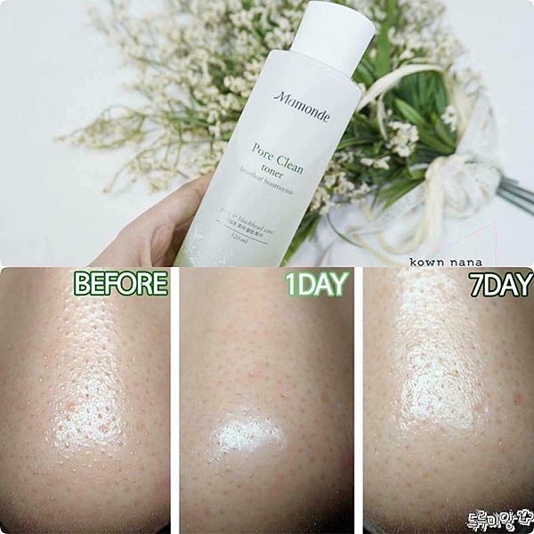 Nước Toner diếp cá cân bằng làm sạch và cung cấp độ ẩm Mamonde Pore Clean cho da mụn, da dầu