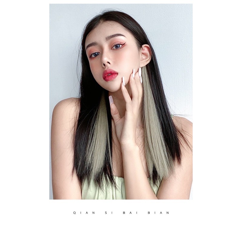 tóc kẹp giả - light nhiều màu - lemon.hair