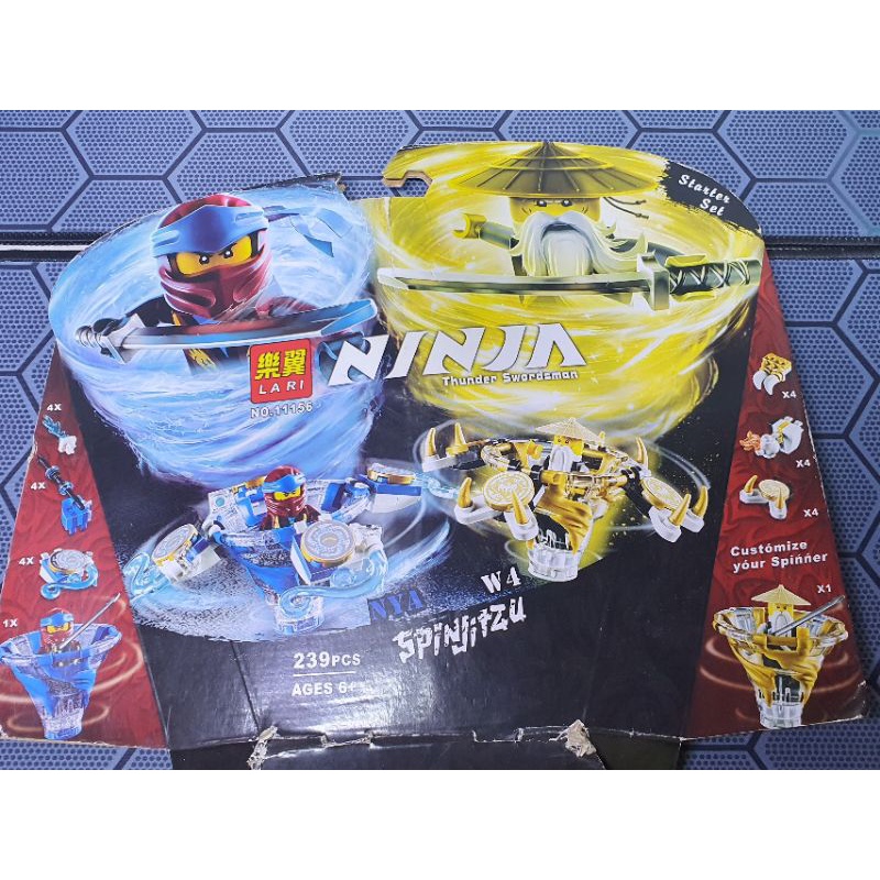 Vỉ con quay đôi BELA LARI Ninja✅