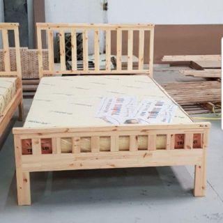 Bộ thang giường 1mx2m gỗ tràm.