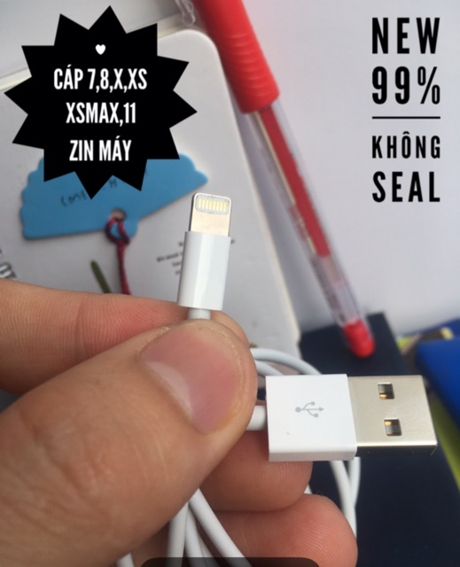 Cáp sạc iphone 7,8,xs,xsmax,11,, bóc máy [ Chính Hãng ]