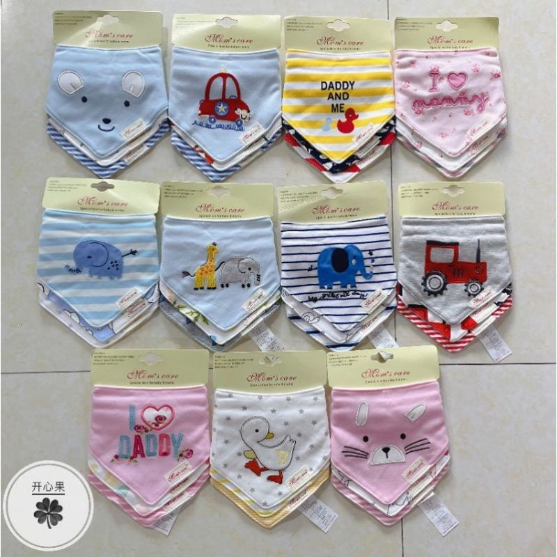 Set 3 khăn yếm Momcare giữ ấm cho bé