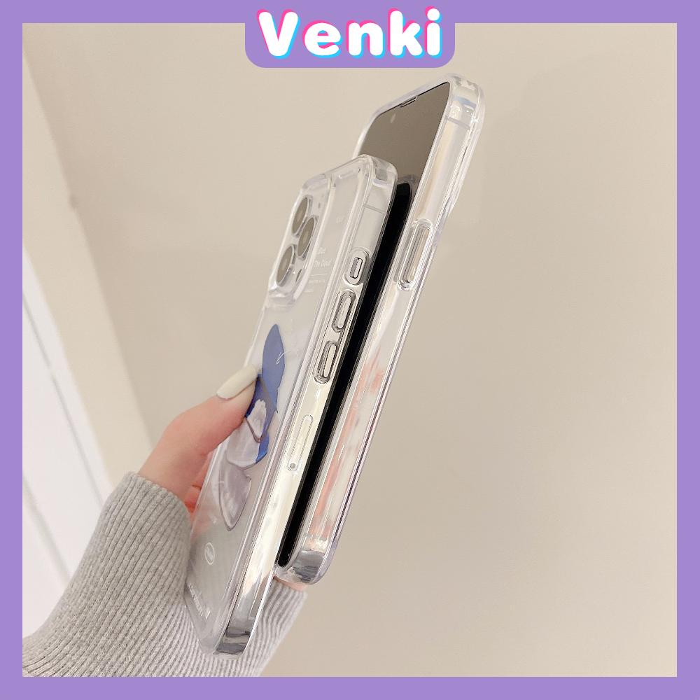 Ốp điện thoại TPU dày trong suốt họa tiết graffiti bảo vệ camera thích hợp cho iPhone 13 Pro Max 12 Pro Max 11 7 Plus