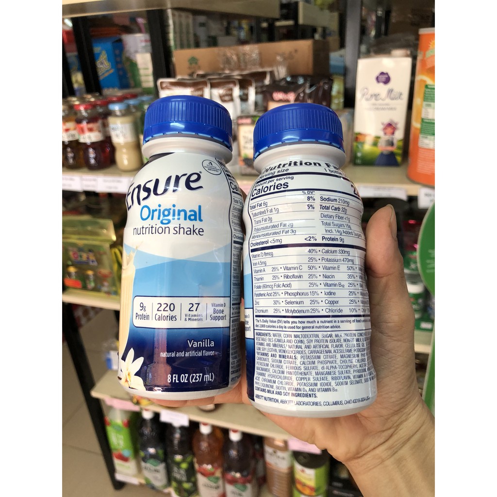 Lốc 6 chai Sữa Ensure Original 237ml