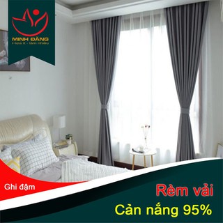 Rèm cửa vải chống nắng 95% Mida siêu mềm mại, giá cực rẻ