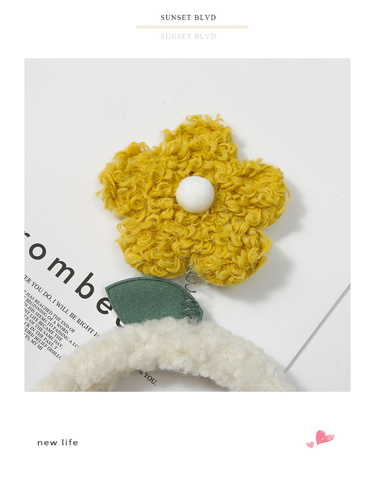 Băng đô đính hoa nhỏ dễ thương phong cách Hàn Quốc