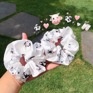 Dây cột tóc vải scrunchies