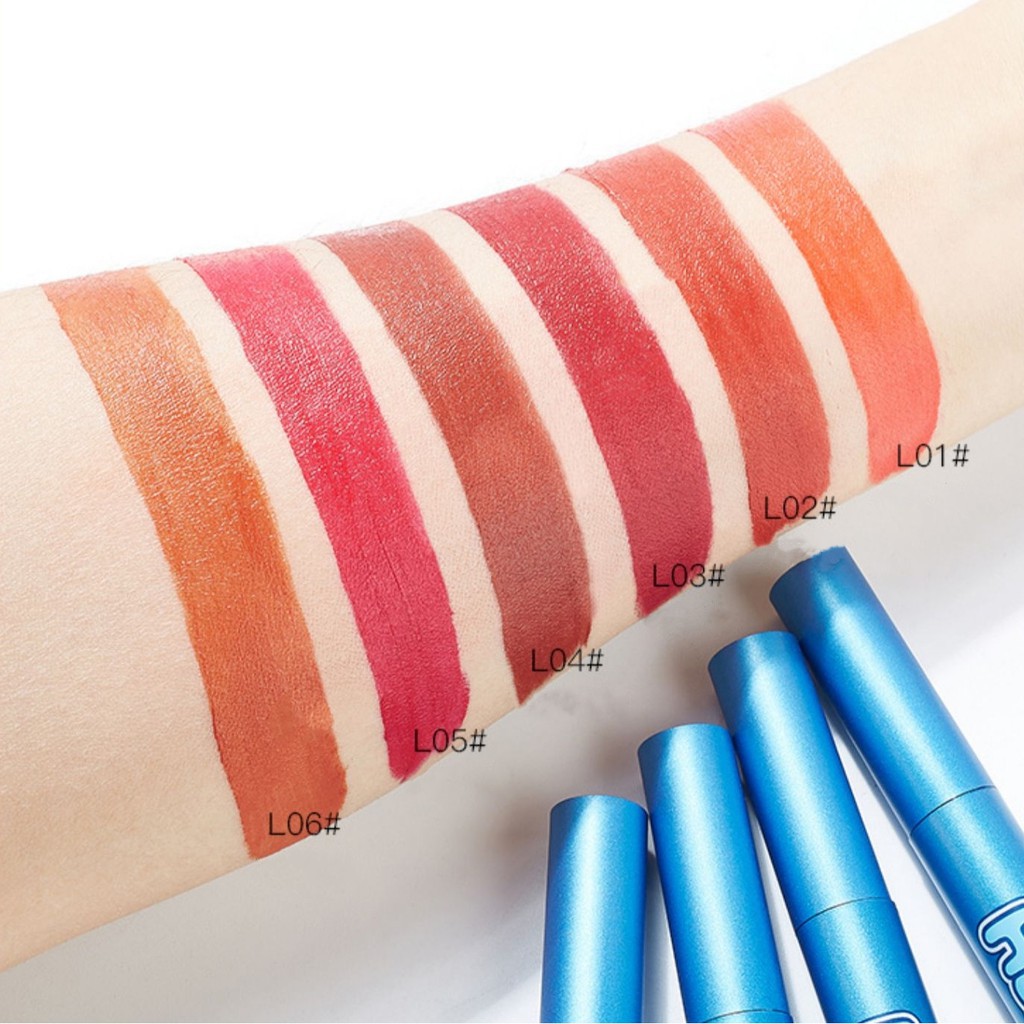 Son kem velvet Heyxi Huanyuanxi Colorful Lip Glaze HEYX12