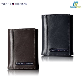Ví nam Tommy Hilfiger Mens Cambridge Trifold Wallet Brown 5676 - Chính hãng