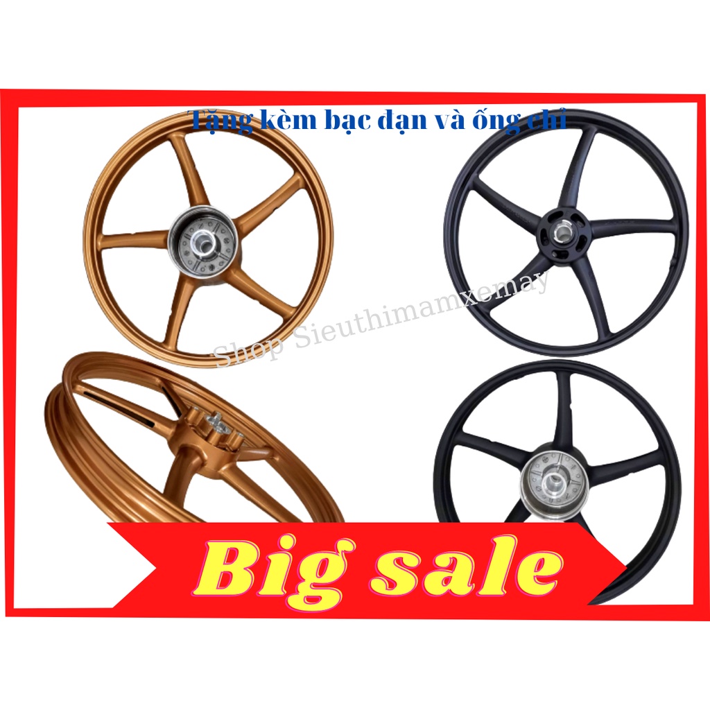 Mâm 5 cây Xmode dùng cho Jupiter / Sirius RC-Fi / Exiter 2010 tặng kèm bạc đạn ống chỉ và 1 cặp bao tay
