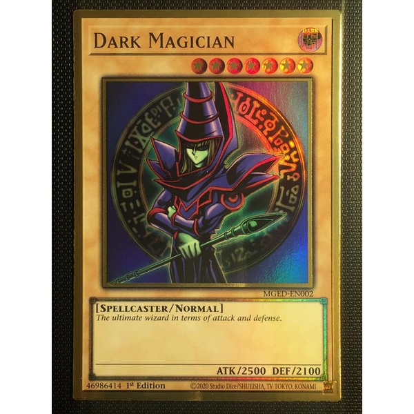 Bài Yugioh OCG - Dark Magician MGED  # Phù Thủy Áo Đen