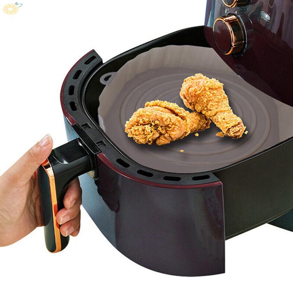 【VARSTR】Air Fryer Silicone Pot Air Fryer Basket Linings Non-Stick Safe Oven Baking Tray