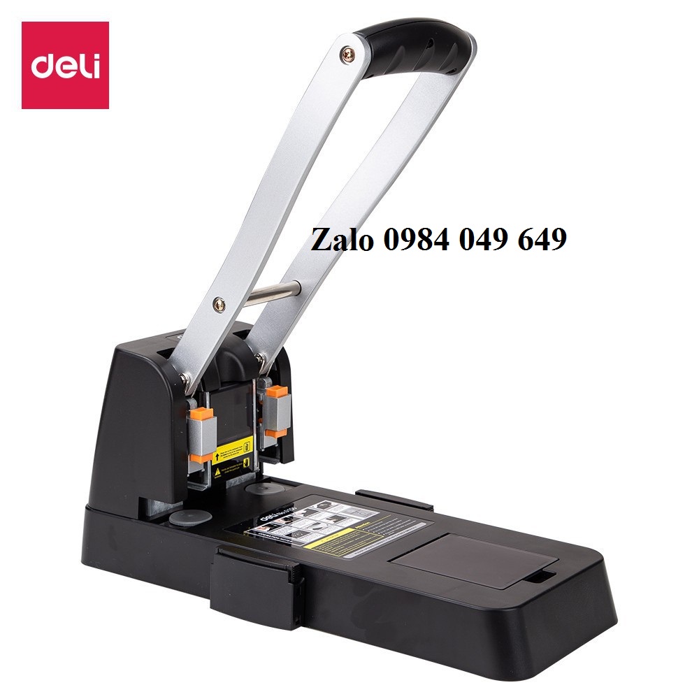 Đục lỗ Deli 0150 (150 tờ) - Dập lỗ - Đục 2 lỗ đại (HÀNG CHÍNH HÃNG)