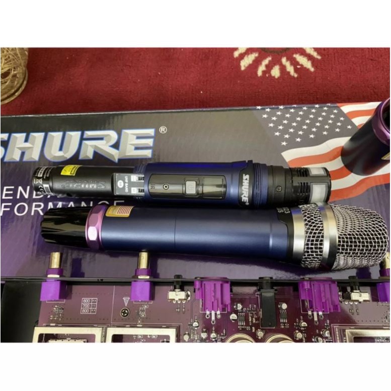 Micro Shure UGX 23 Plus Phiên Bản 2021 Cao Cấp,Karaoke Chuyên Nghiệp,Hát Gia Đình, Lọc Tiếng Cực Hay, Chống Hú Rè