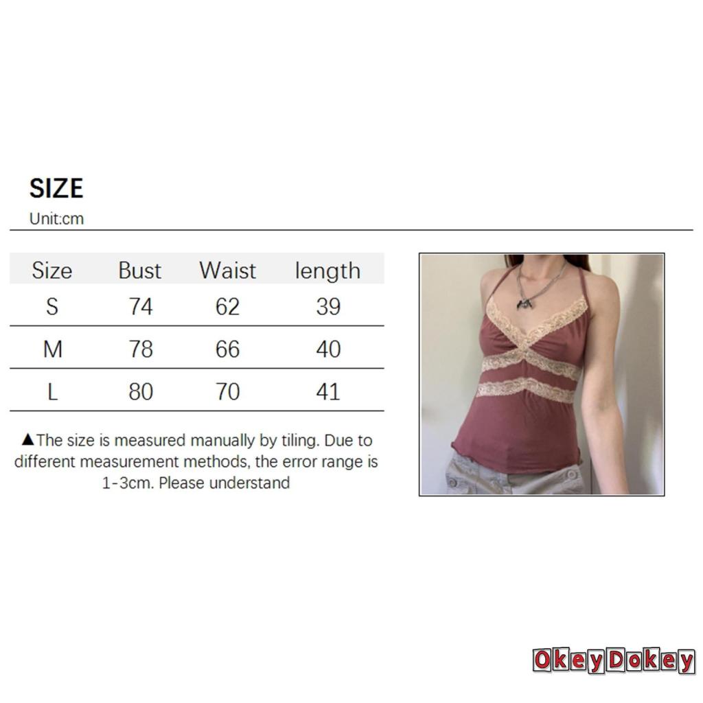 Áo Hai Dây Cổ Chữ V Viền Ren Dáng Ôm Thời Trang Mùa Hè Cho Nữ