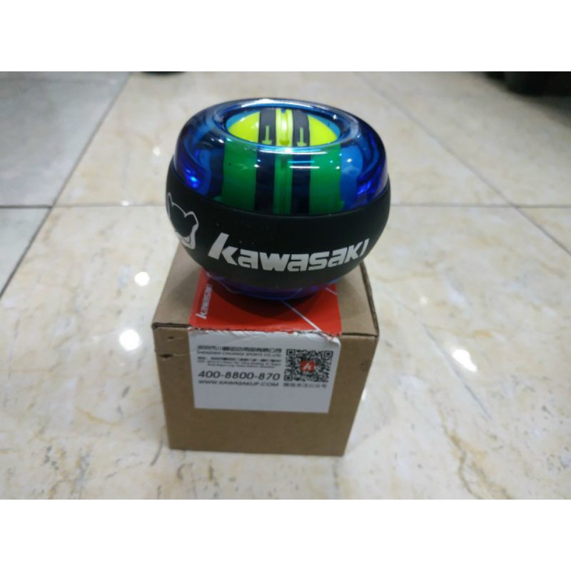 Bóng tập luyện cổ tay, loại tự động, có đèn Power Ball Kawasaki