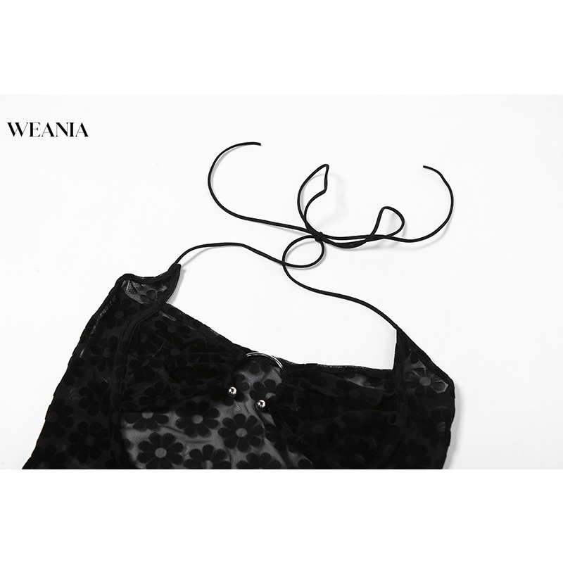 Đầm maxi WEANIA họa tiết da báo quyến rũ