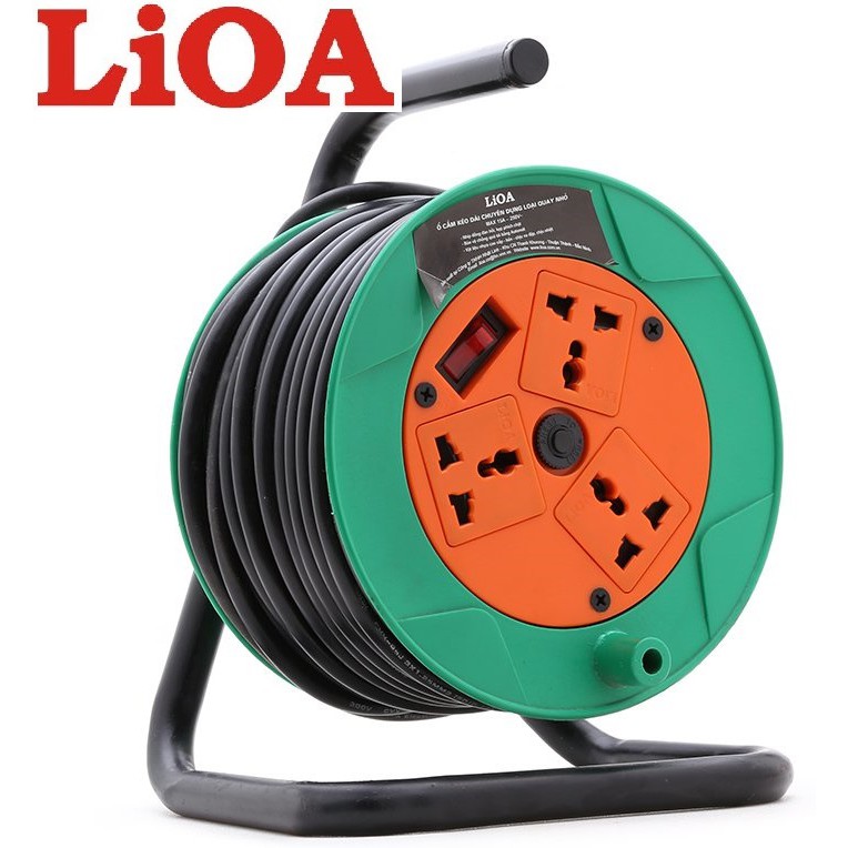 Ổ QUAY CÔNG NGHIỆP 20 mét 10A Lioa QN20-2-10A