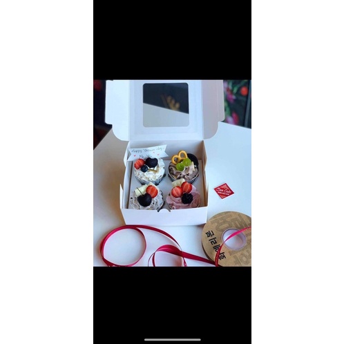 Hộp đựng bánh Cupcake 2/4/6/12ngăn