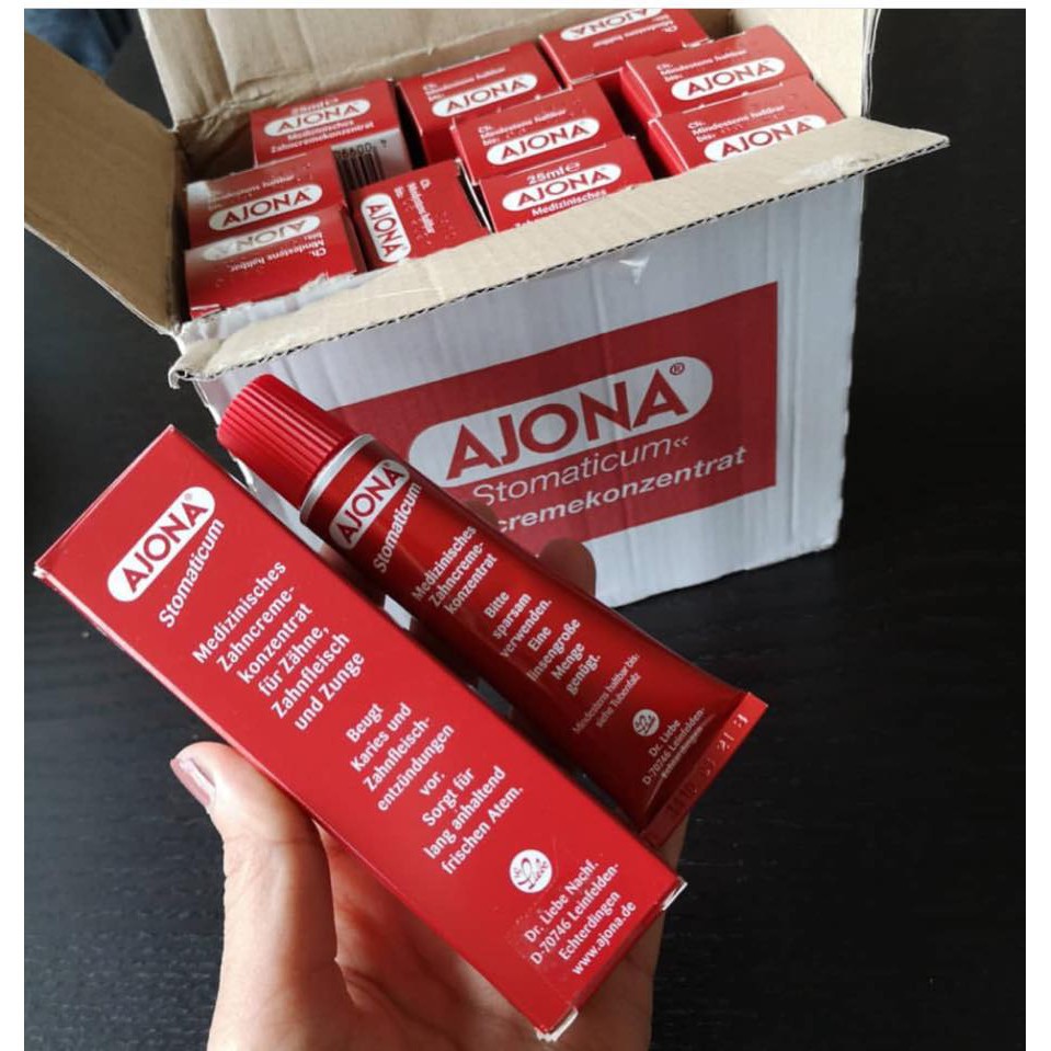 Kem đánh răng AJONA của Đức, hàng chính hãng, freeship toàn quốc