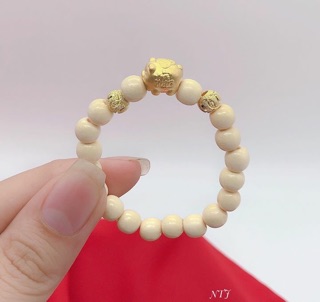 Vòng dâu mix heo bạc