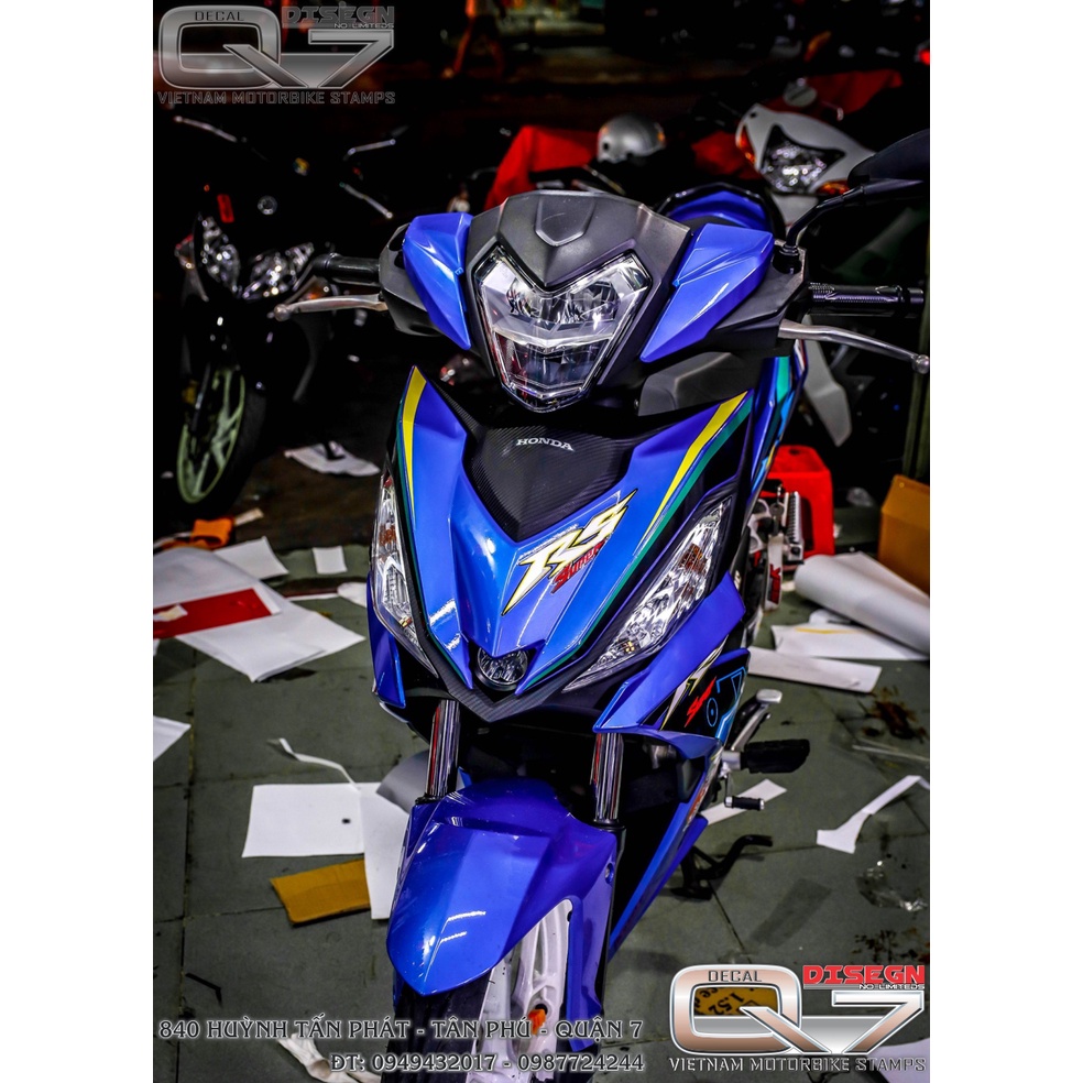 Tem Rời WINNER V1 XANH ĐEN