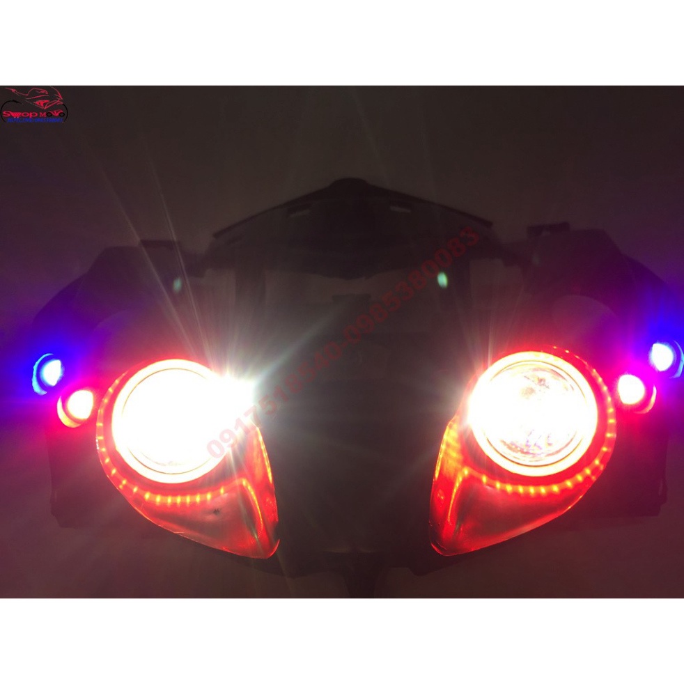 🔦 Bộ mắt cú lắp Ex 150/135 VÀ WINNER 150 TẶNG KÈM CÔNG TẮC 💡 Ảnh thật Sp