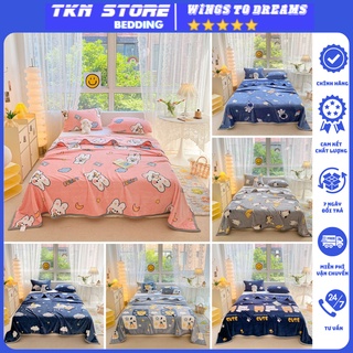 Chăn tuyết nhung sữa mỏng đắp điều hoà, mền nỉ siêu mềm mịn kích thước 2mx2m3 mẫu mới 2022