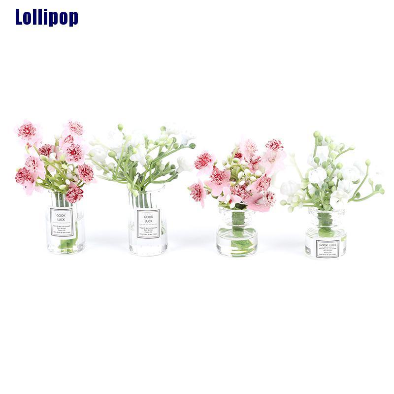 Lọ hoa nhài trang trí nhà búp bê tỉ lệ 1: 12