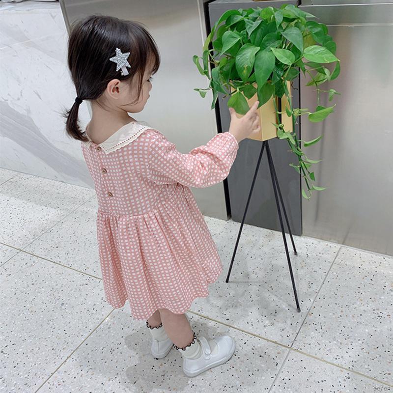 Đầm Ca Rô Xinh Xắn Dành Cho Bé Gái 95-125