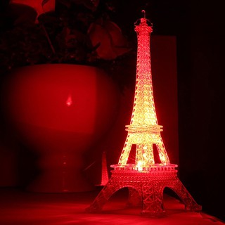 Đèn ngủ hình tháp Eiffel 7.5cm x 7.5cm x 20cm đẹp mắt