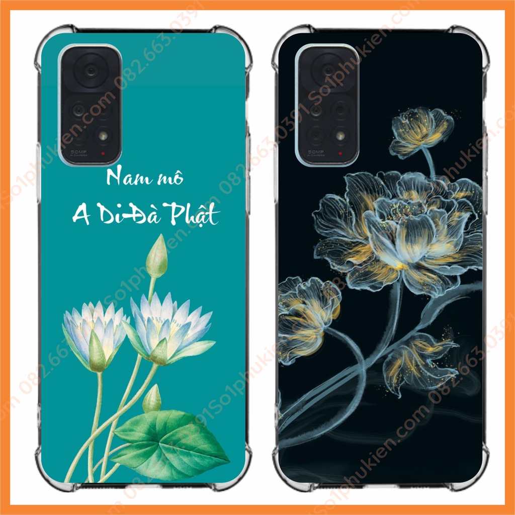 Ốp lưng Xiaomi Redmi Note 11 / Note 11s 4G (bản VN) chống sốc in hình thư pháp, cá koi đẹp