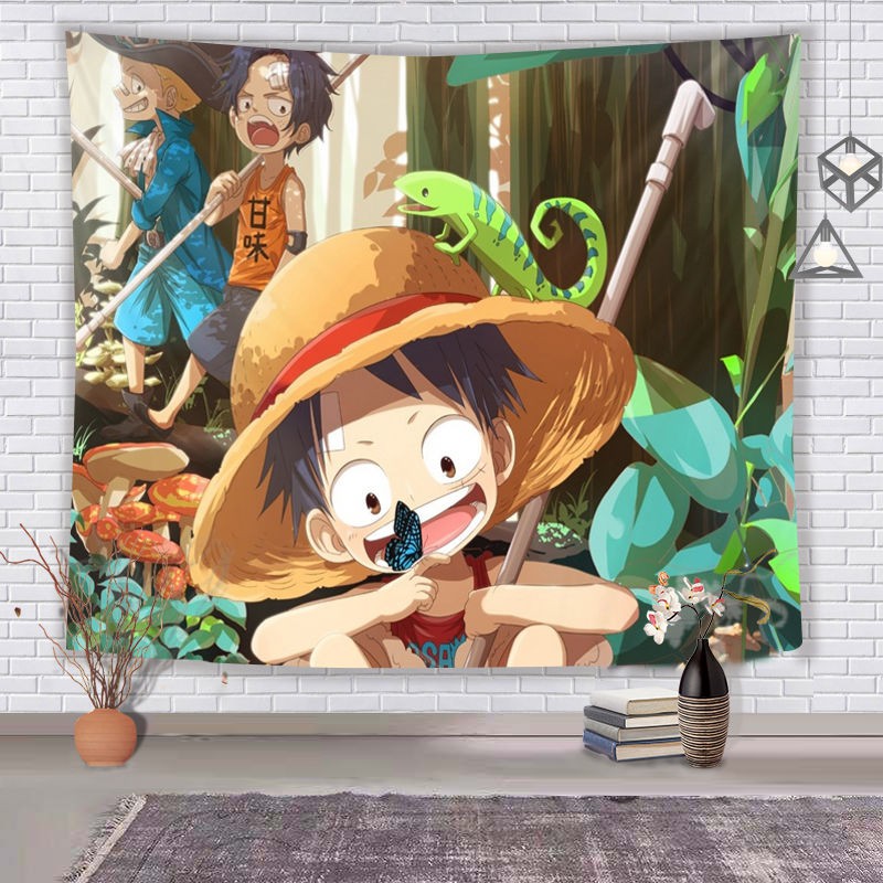 Tấm Vải Treo Tường ONE PIECE Poster anime dùng trang trí phòng ngủ và phòng khách