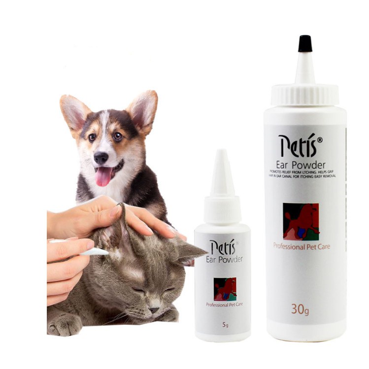 Bột nhổ lông tai cho chó mèo Spirit ️, Petis ️ FREESHIP ️ không đau, kích ứng da, mau khô, kháng khuẩn | PetZoneHCM
