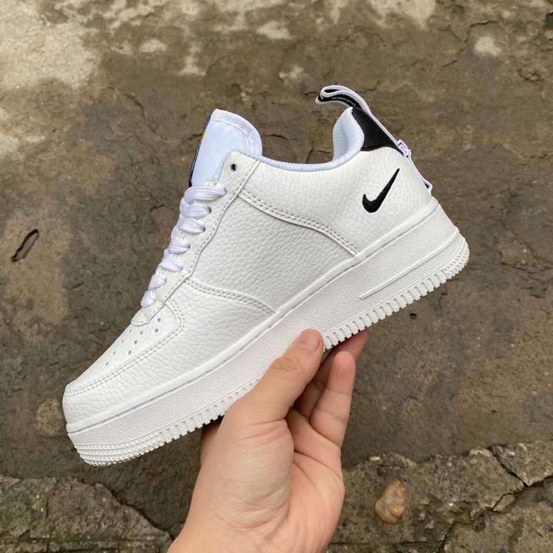 GIÀY AF1 TM BLACK WHITE SC [ FREESHIP + BOX ]