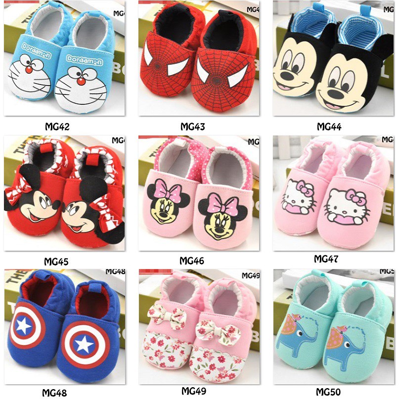 (MG01-MG20)GIÀY TẬP ĐI DISNEY CỔ CHUN