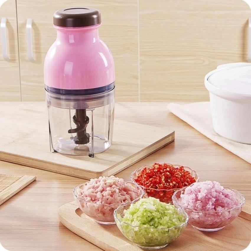 [SALE20%] Máy Xay Thịt💖Máy xay sinh tố cầm tay Cối Inox 4 Lưỡi Đa Năng,Công suất 300W xay thịt, tỏi ớt, rau củ quả BH 6T