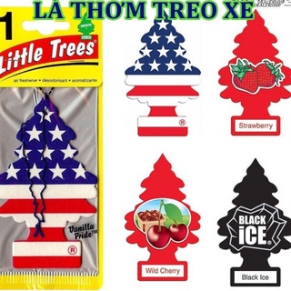 Lá thông thơm Little trees khử mùi ô tô, phòng ngủ, tủ quần áo